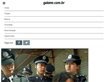 Tablet Screenshot of guiame.com.br